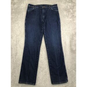 Wrangler Jeans Mens 36x34 (Tag 38x34) Blue Cowboy Cut 947STR